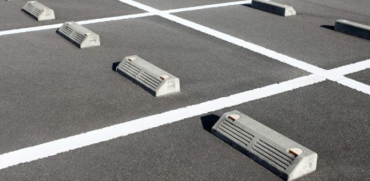 車止めブロック設置