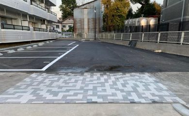 愛知県名古屋市　駐車場への乗り入れ工事